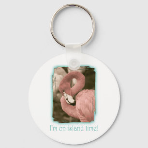 I'm on Island Time Keychain