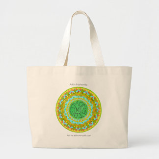 "I'm On My Side" Mandala Jumbo Tote Bag