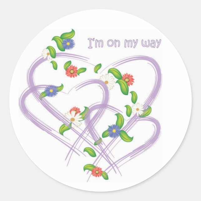 I'm on my way sticker (Front)