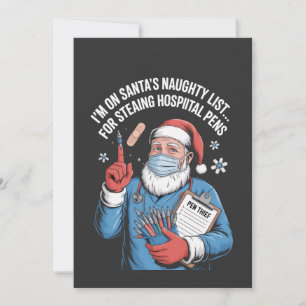 I'm on Santa naughty list for stealing hospital   Announcement