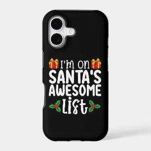 I'm On Santa's Awesome List Nice Naughty Christmas