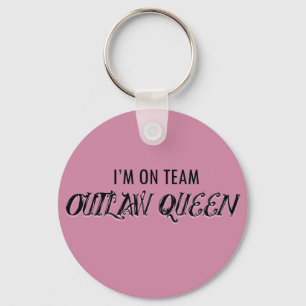 I'm on Team Outlaw Queen Keychain