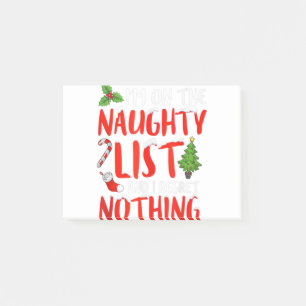 I'm On The Naughty Christmas List And I Regret Not Post-it Notes