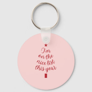 I'm on the Right List This year Keychain
