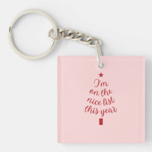 I'm on the Right List This year Keychain