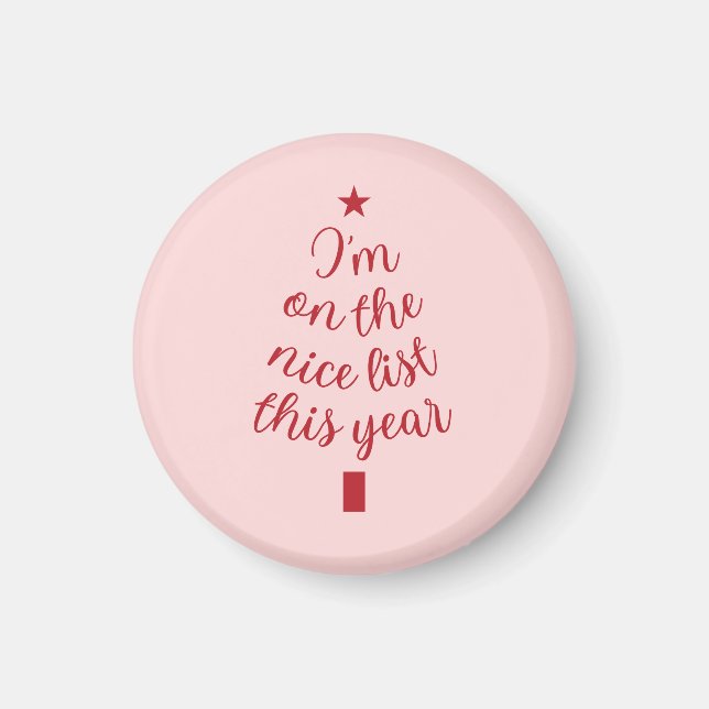 I'm on the Right List This year Magnet (Front)