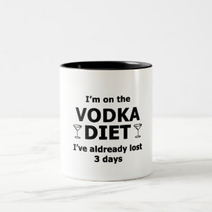 I'm On The Vodka Diet Two-Tone Coffee Mug
