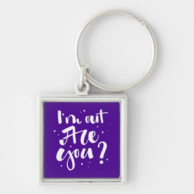I'm Out Are You? Keychain (Front)
