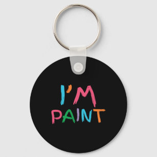 I'm Paint, I Love To Finger Paint, Funny Couple Va Keychain