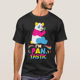 I'm Pan Tastic Fantastic Pansexual Panda Lgbt Gay T-Shirt