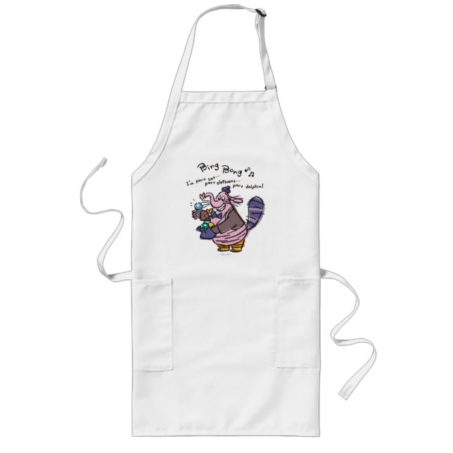 I'm Part Cat… Long Apron (Front)