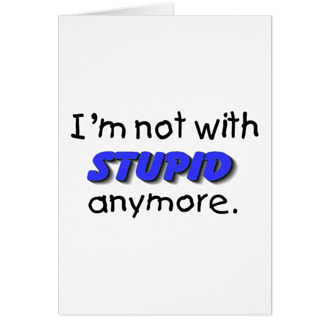 Im pas avec stupide plus (Devant)