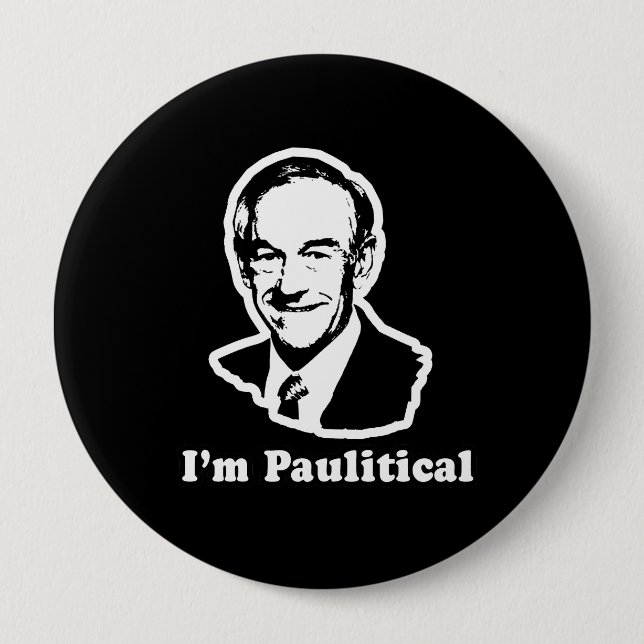 I'M PAULITICAL 4 INCH ROUND BUTTON (Front)