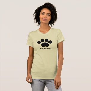 Im-Paw-Tant Women's Slim Fit T-Shirt