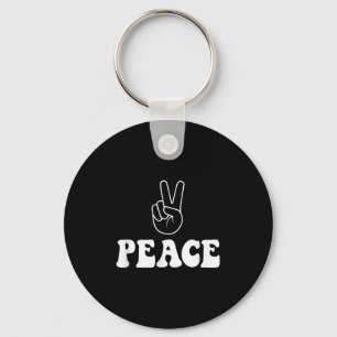 Im Peace Funny Matching Couples Outfit For Wife  Keychain