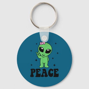 I'm Peace I Come In Peace Valentine Family Funny C Keychain