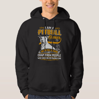 Im Pitbull Terrier Owner Dog Dad Mom Hoodie