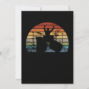 I'm Playing The Drums Thank You Card