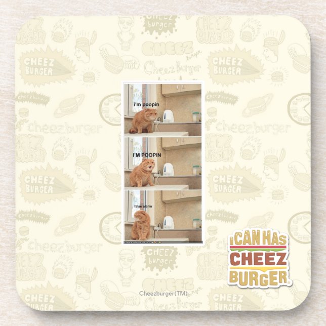 I'm poopin! coaster (Front)