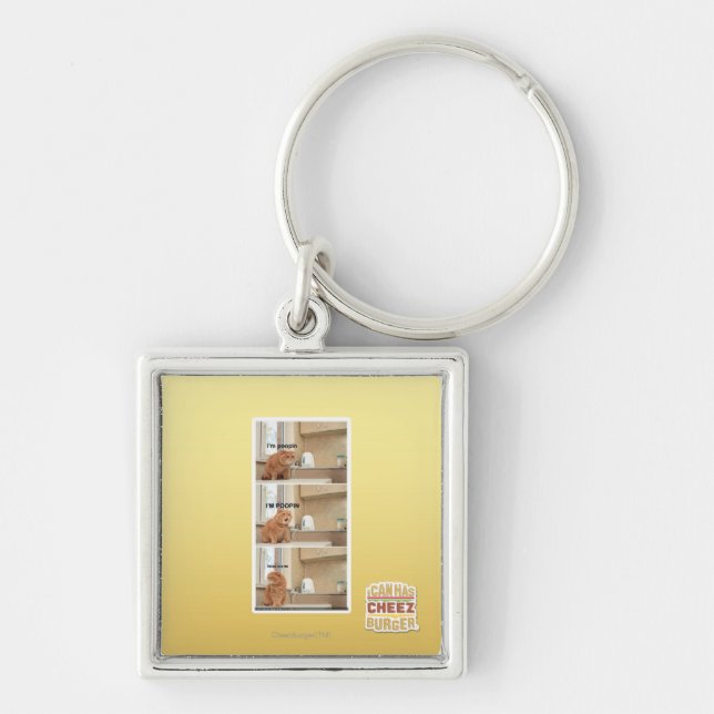 I'm poopin! keychain (Front)