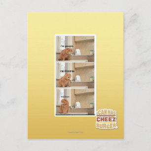 I'm poopin! postcard