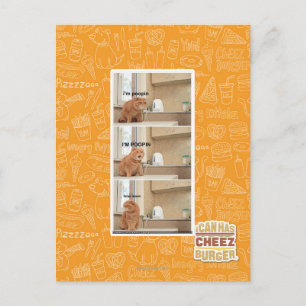 I'm poopin! postcard