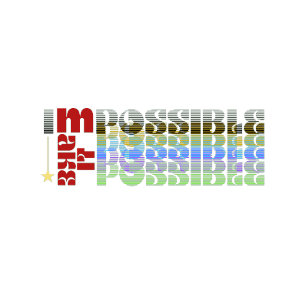I'm Possible Motivational Typography Tri-Blend Shirt