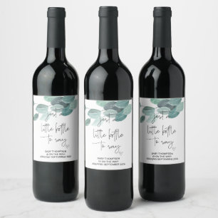I'm Pregnant New Baby Pregnancy Announcement Mom W Wine Label