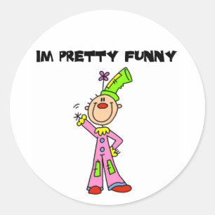 I'm Pretty Funny Tshirts and Gifts Classic Round Sticker