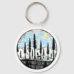 I'm Pro-Solitude Keychain
