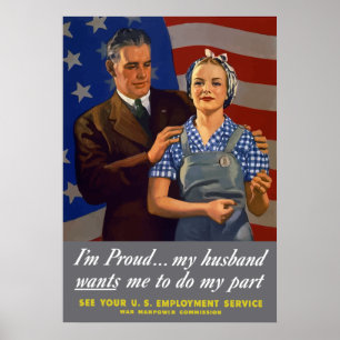 I'm Proud... My Husband Wants Me To Do My Part Poster