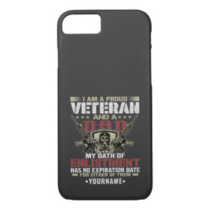 I'm Proud To Be A Veteran And A Dad Case-Mate iPhone Case