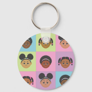 I'm Proud to Be Natural Me! Tile Gifts! Keychain