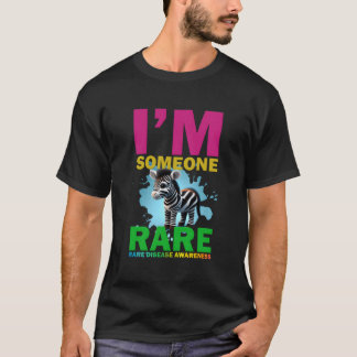 I'M Rare Cute Zebra For Rare Disease Awareness T-Shirt