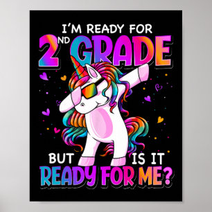 I'm Ready For 2nd Grade  Back To School 2nd Grade  Poster