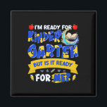 I'm Ready For First Grade But Is It Ready For Me D Magnet<br><div class="desc">I'm Ready For First Grade But Is It Ready For Me Dog</div>