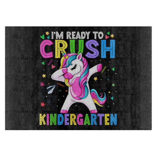 I'm Ready For Kindergarten Back To School Cutting Board (Front)