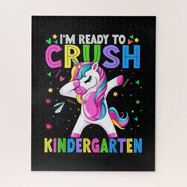 I'm Ready For Kindergarten Back To School Jigsaw Puzzle (Vertical)