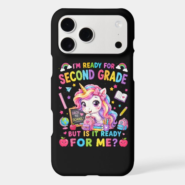 Im Ready for Second Grade Unicorn First Day (Back)