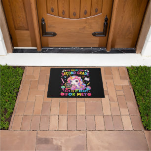 Im Ready for Second Grade Unicorn First Day Doormat
