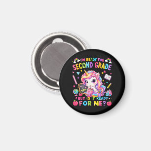 Im Ready for Second Grade Unicorn First Day Magnet