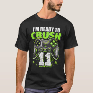 Im Ready to Crush 11 Video Game Controller 11th Bi T-Shirt