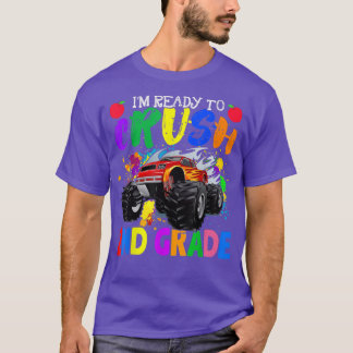 I'm Ready To Crush 2nd Grade Back To School Kid Tr T-Shirt