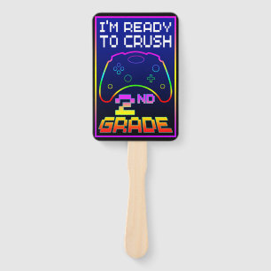 I'M READY TO CRUSH 2nd GRADE Hand Fan