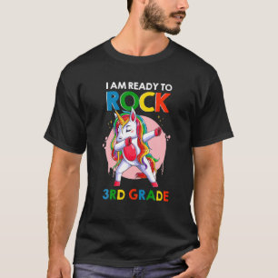 I'm Ready To Crush 2Nd Grade Kids Unicorn Shark Ca T-Shirt