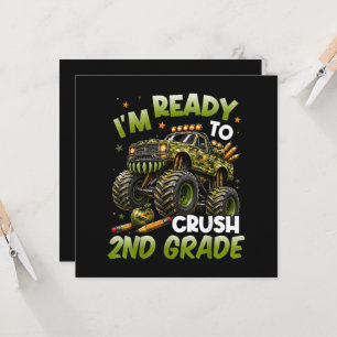 I'm Ready to Crush 2nd Grade Monster Truck