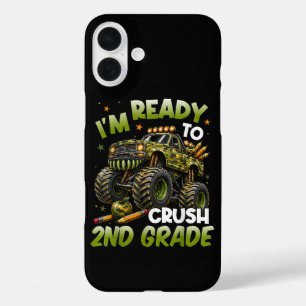 I'm Ready to Crush 2nd Grade Monster Truck iPhone 16 Plus Case