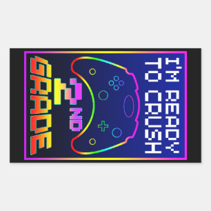 I'M READY TO CRUSH 2nd GRADE Sticker