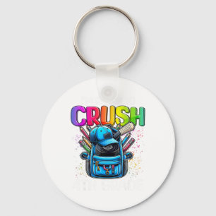 I'm Ready To Crush 4th Grade Hockey Ck To School B Keychain