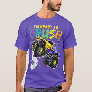 I'm Ready to Crush 5 Monster Truck 5th Birthday Bo T-Shirt